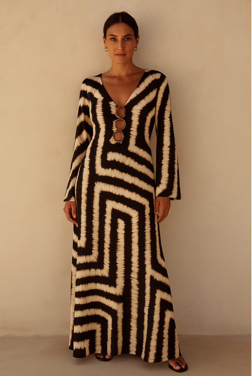NOMI™ - Maxi Dress – Mjuk elegans som får dig att stråla