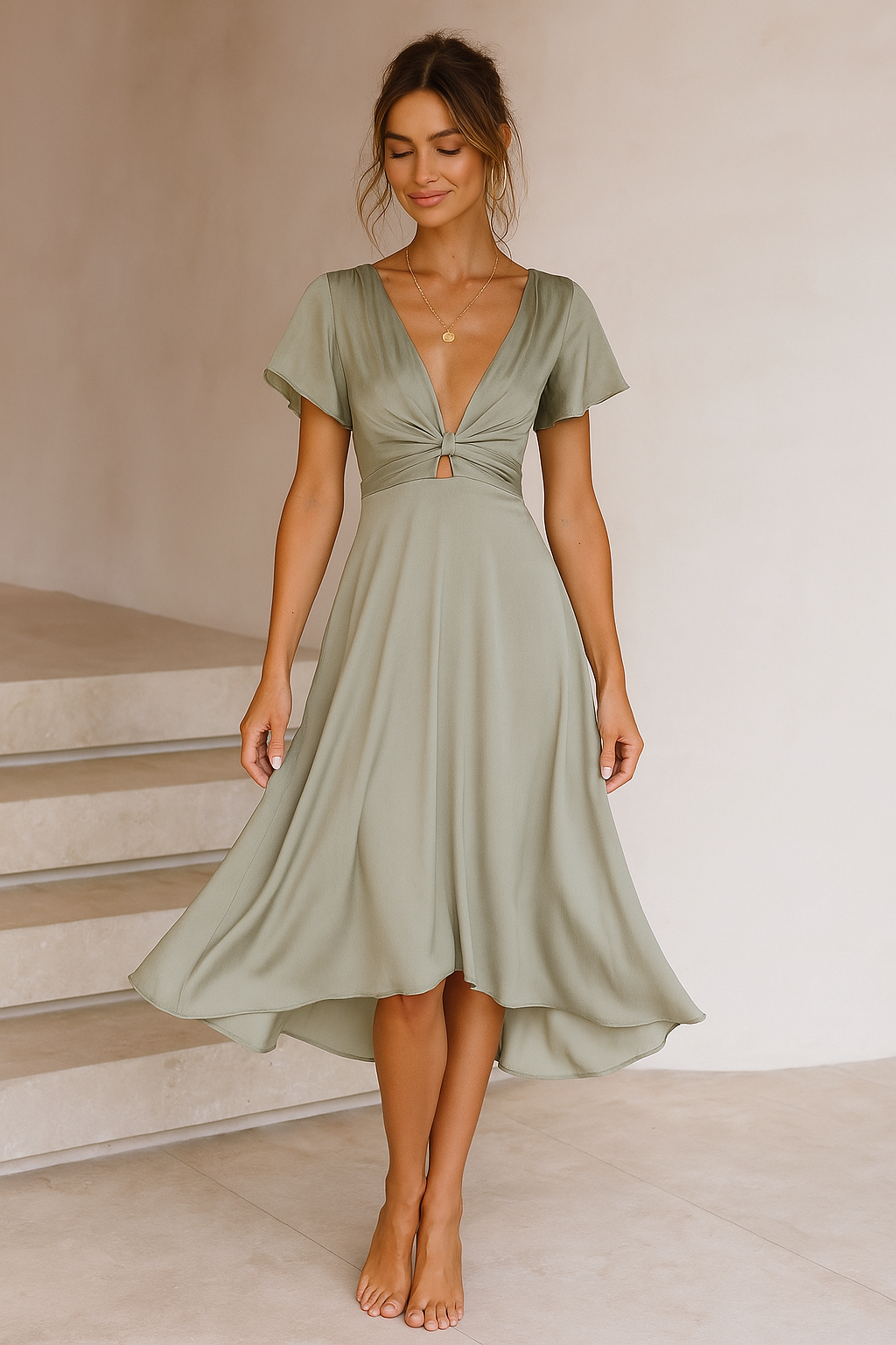 NOMI™ - Elegant Sommarklänning för Oförglömliga Sommardagar